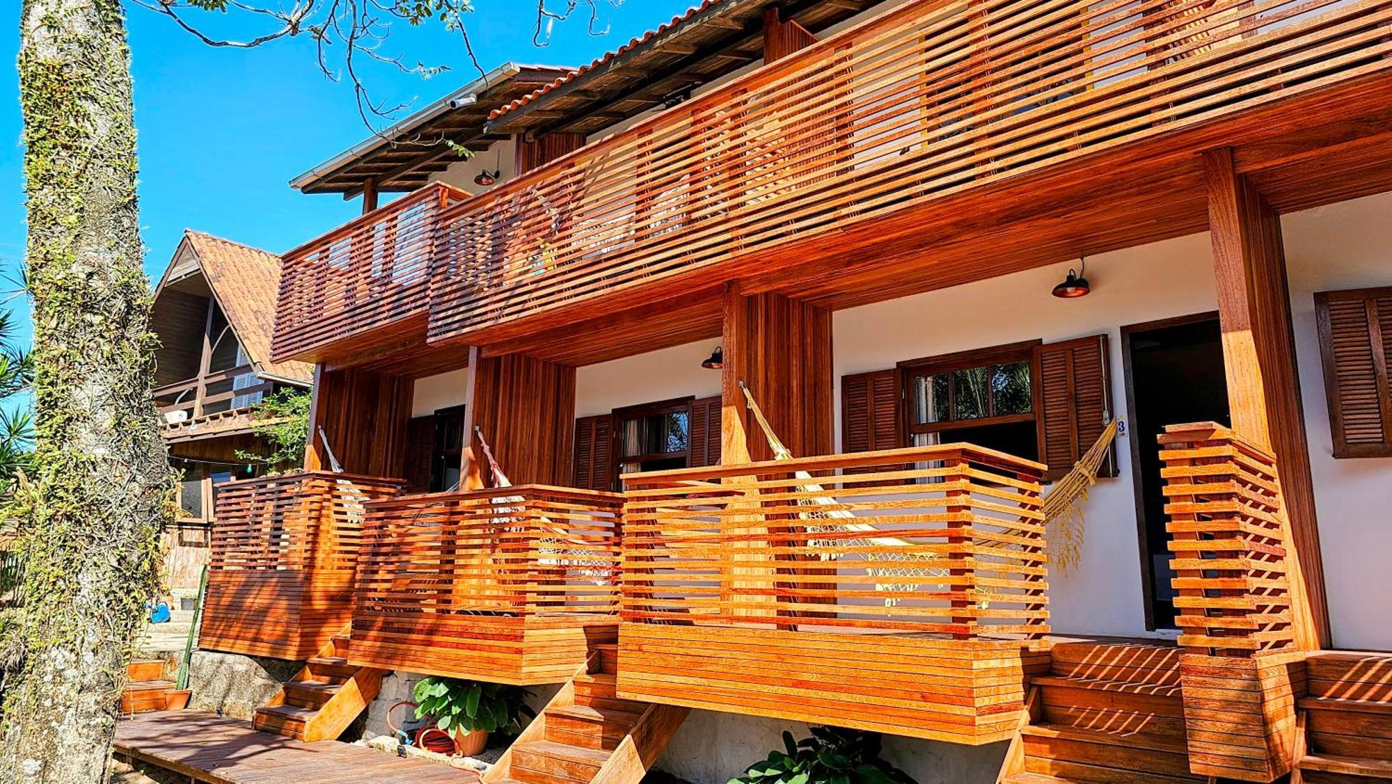 Vila No Rosa Hospedaria Praia do Rosa Bagian luar foto